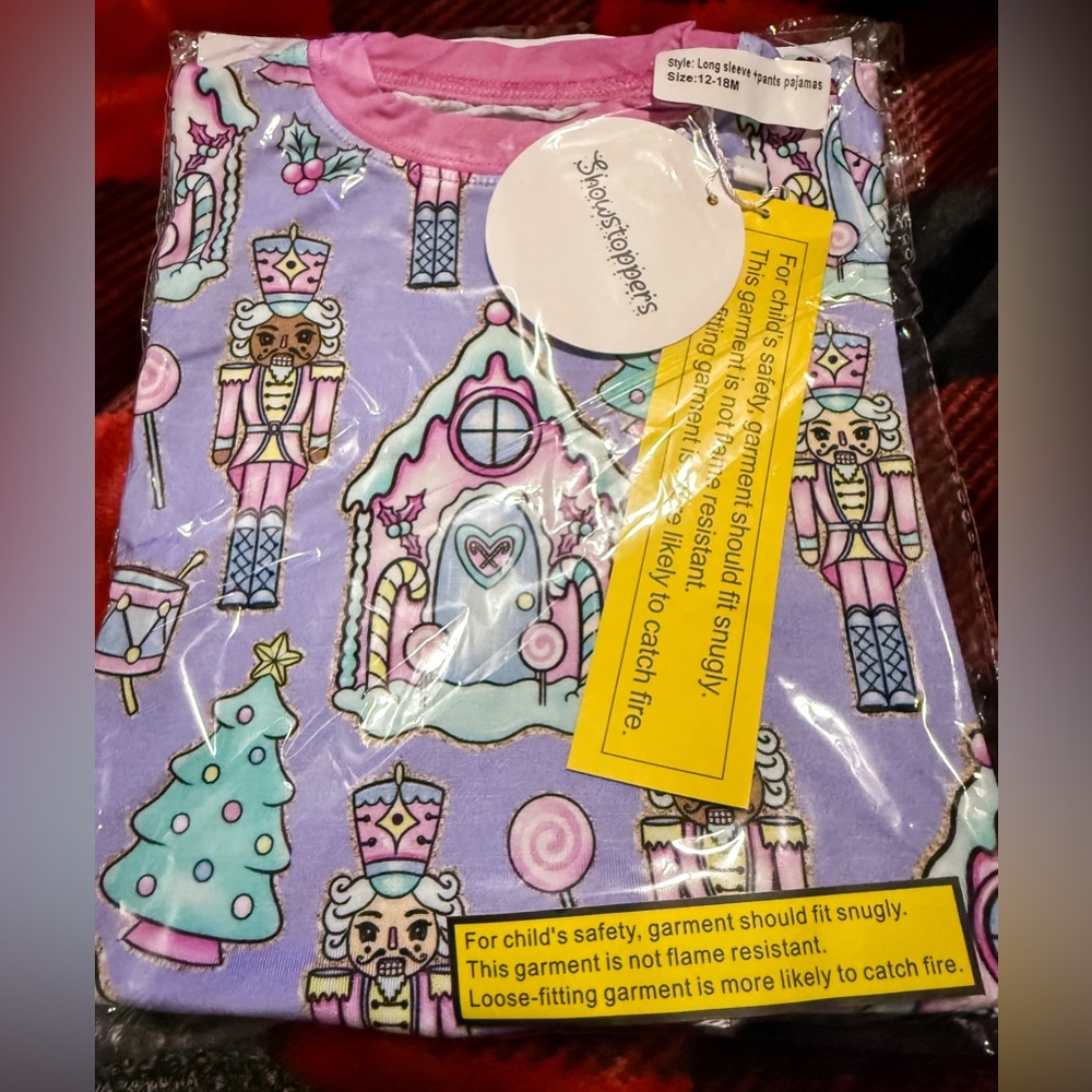 Showstoppers purple nutcracker pajama set